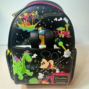 NWT. Loungefly Disney Parks 50th Main Street Electrical Parade Mini Backpack